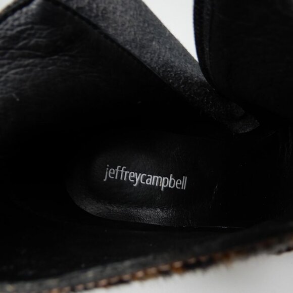 Jeffrey Campbell Bentlee Bootie Size 8 Cheetah Brown Calf Hair Leather NEW - Picture 9 of 10